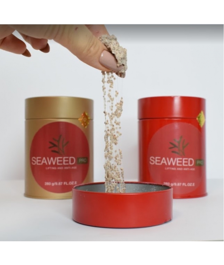 Антивікова маска для обличчя на основі водоростей Мозуку SeaweedPro LIFTING and ANTI-AGE з пептидним комплексом 280 грам 